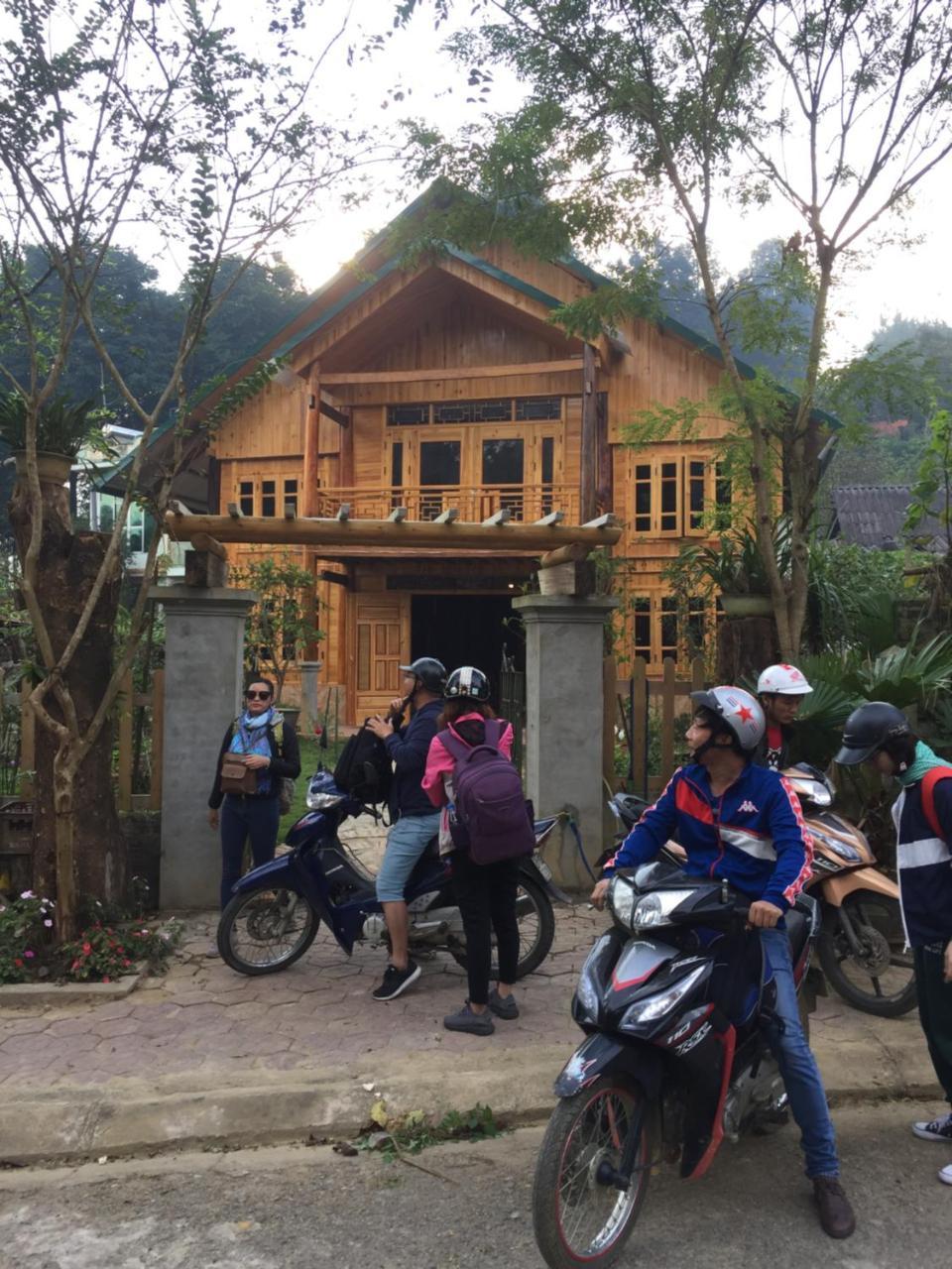 Nobita Homestay Bac Ha Exterior foto